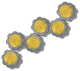 Sticker - Mexican Peso Gears