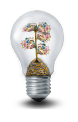 Canvas Print - Peso Lightbulb