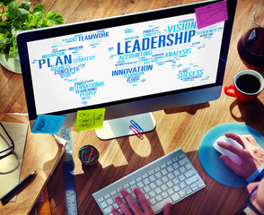 Sticker - Leadership Boss Management Coach Chief Global Concept