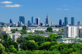 Fototapeta Londyn - Panorama of Warsaw