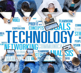 Poster - Technology Networking Connection Global Communication Concept