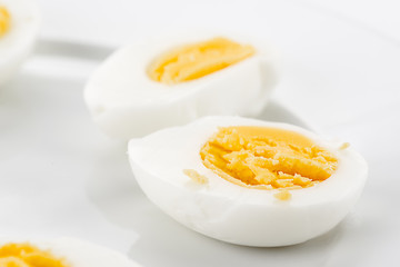 Soft Boiled Egg on Plate