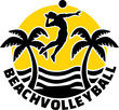 Beach Volleyball Emblem