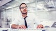© WavebreakMediaMicro - business worker with reading glasses on computer