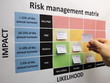 © raskjaer - Brainstorming critical risks in a risk management matrix