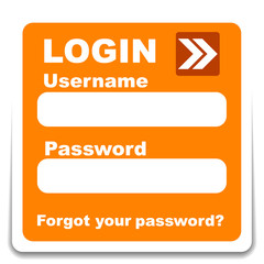 Poster - Login form