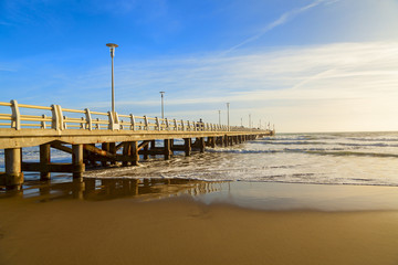 Wall Mural - forte dei marmi pier view