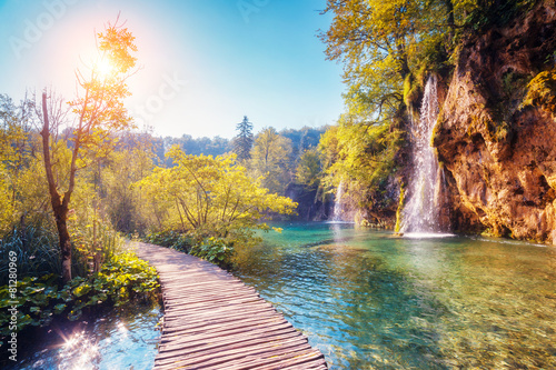 Fototapeta na wymiar Plitvice Lakes National Park