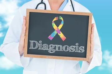 Poster - Diagnosis against blue sky