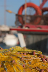 Detail of fishing net