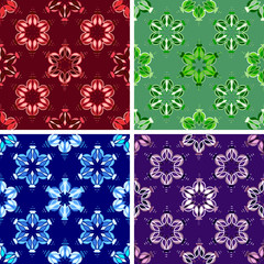 abstract art pattern set