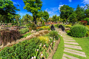 Ho Kham Luang - Royal Flora Ratchaphruek at sunny morning