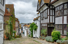 Mermaid Street, In The English Town Of Rye