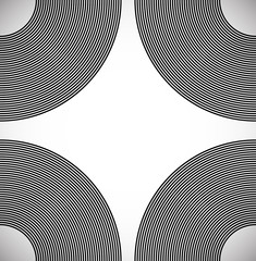 Aufkleber - Concentric Circle Elements / Backgrounds. Abstract circle patter
