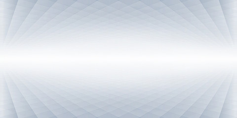 Poster - Abstract halftone perspective banner, background design