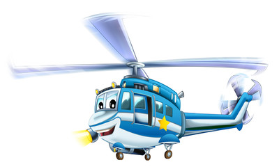 Wall Mural - Cartoon plane - glider - caricature