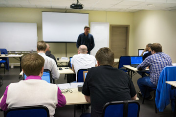 Audience at the conference room.