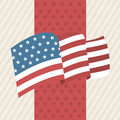 Canvas Print - usa flag