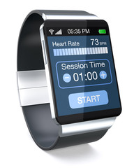 Wall Mural - smartwatch and fitness