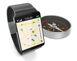 Poster - smartwatch and gps