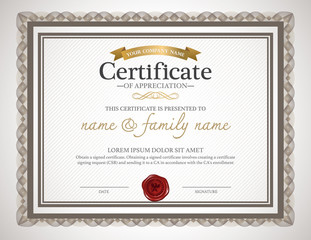 certificate design template.