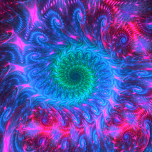 Psychedelic Abstract Swirl