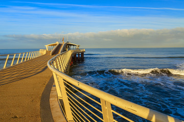 Canvas Print - lido di camaiore pier