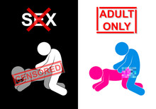 Sexual Intercourse Symbol Was Censored