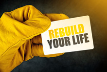 Rebuild Your Life On Business Card