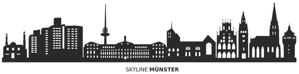 Wall Mural - Skyline Münster