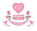 Fototapeta Tulipany - Mothers day vector
