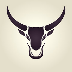 Sticker - COW logo vector