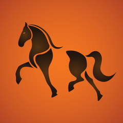 Sticker - Horse symbol vector