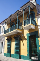 Fachada en Cartagena de Indias