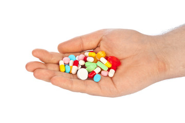 Poster - Hand with pills