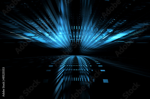 Fotomural Abstract business science or technology background
