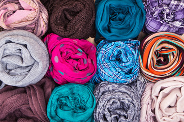 Accessory - Scarfs - Different Textures And Colors