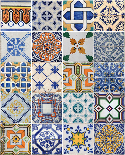 Naklejka na meble Ozdobna ceramiczna mozaika porto