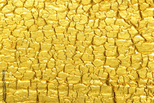 Obraz Dibond Złota folia tekstura tło