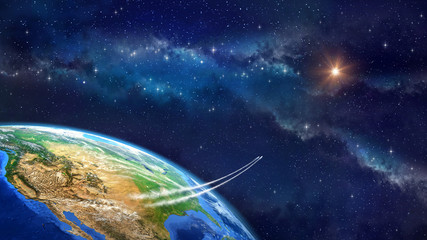 Wall Mural - space travel