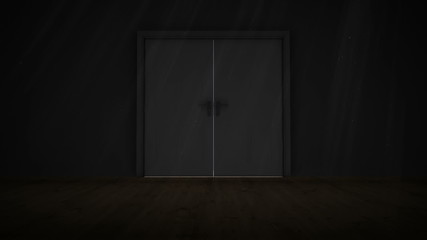 Poster - Door opening to light