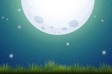 Wall Mural - fullmoon