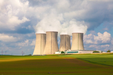 Wall Mural - Nuclear power plant Dukovany in Czech Republic Europe