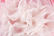 Crumpled tulle close up