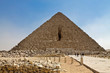 Great Pyramid of Cheops at Giza in Egypt