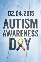 Poster - Composite image of autism awareness day