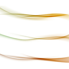 Canvas Print - Halftone bright swoosh abstract border line collection