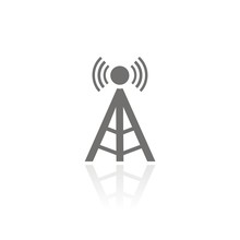 Icono Antena Torre FB Reflejo