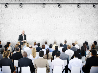Wall Mural - Buisness People Meeting Seminar Conference Audience Team Concept