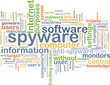 spyware wordcloud concept illustration